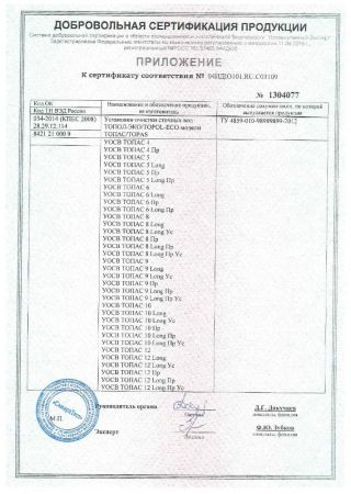 Сертификат соответствия (добровольный)